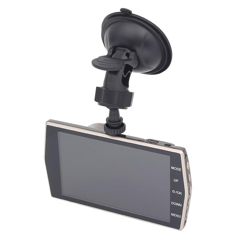 4.0 İnç 1080P Sürüş Kaydedici Full HD Gece Görüş Hareket Dedektörü Video Kamera Su Geçirmez Kamera Park Modu Çarpışma Algılama Özellikli Araba DVR'ı