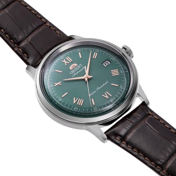 Orient Bambino Classic Automatic Men's Watch, RN-AC0023E, Sunburst Green Dial, Domed Crystal, Japanese Movement, Manufacturer's Warranty, Brand New