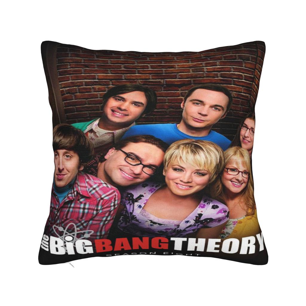 Home Decorations The Big Bang Theory Pillowcases Merch  Pillow Covers Zippered Multiple Sizes