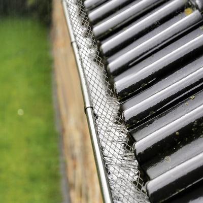 5 In X 50 Ft Aluminum Gutter Guard Mesh, Gutter Protection, Durable Gutter Screen with Gloves, Corrosion Resistant Gutter Cover