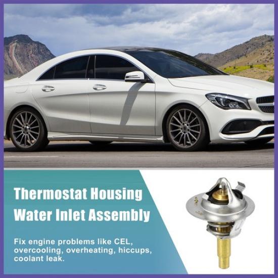 Engine Coolant Thermostat Fit For Mercedes-Benz 2003-2005 C230 1.8L New