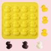 Silicone Mini Duckling Chocolate Mold Jelly Block Bar Mold Epoxy Ice Tray Fondant Cake Decorating Candy Tool Kitchen Baking Supp
