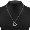 TIFFANY&Co. Open heart Necklace Elsa Peretti Silver925 heart 4.6g Women Used
