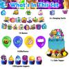 Blox Fruits Cartoon Theme Birthday Party Decorations Set Flags Balloons Cake Toppers