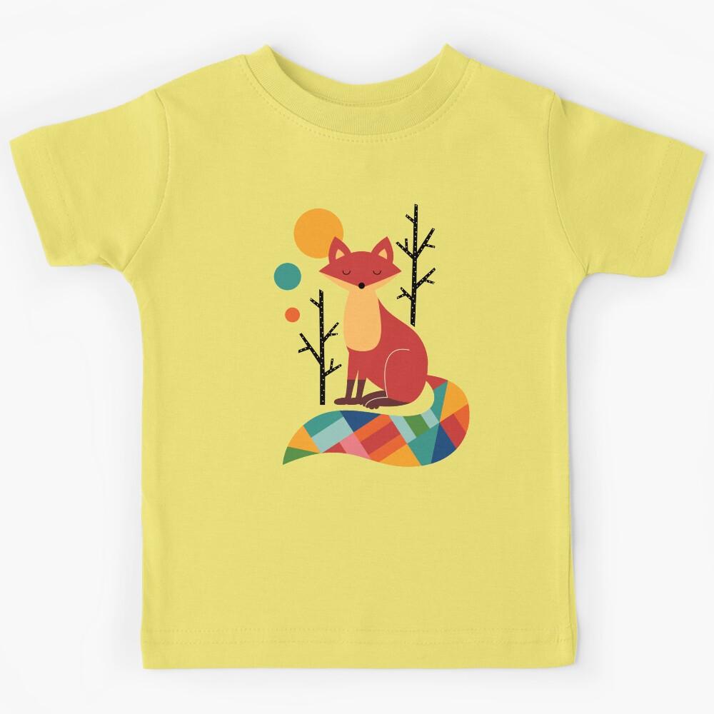 Rainbow Fox Kids T-Shirt 120