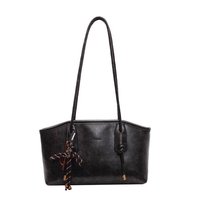 

Сумка для поездок на работу Женская Новая Модная Сумка через плечо Повседневная Универсальная Сумка-тоут чёрный