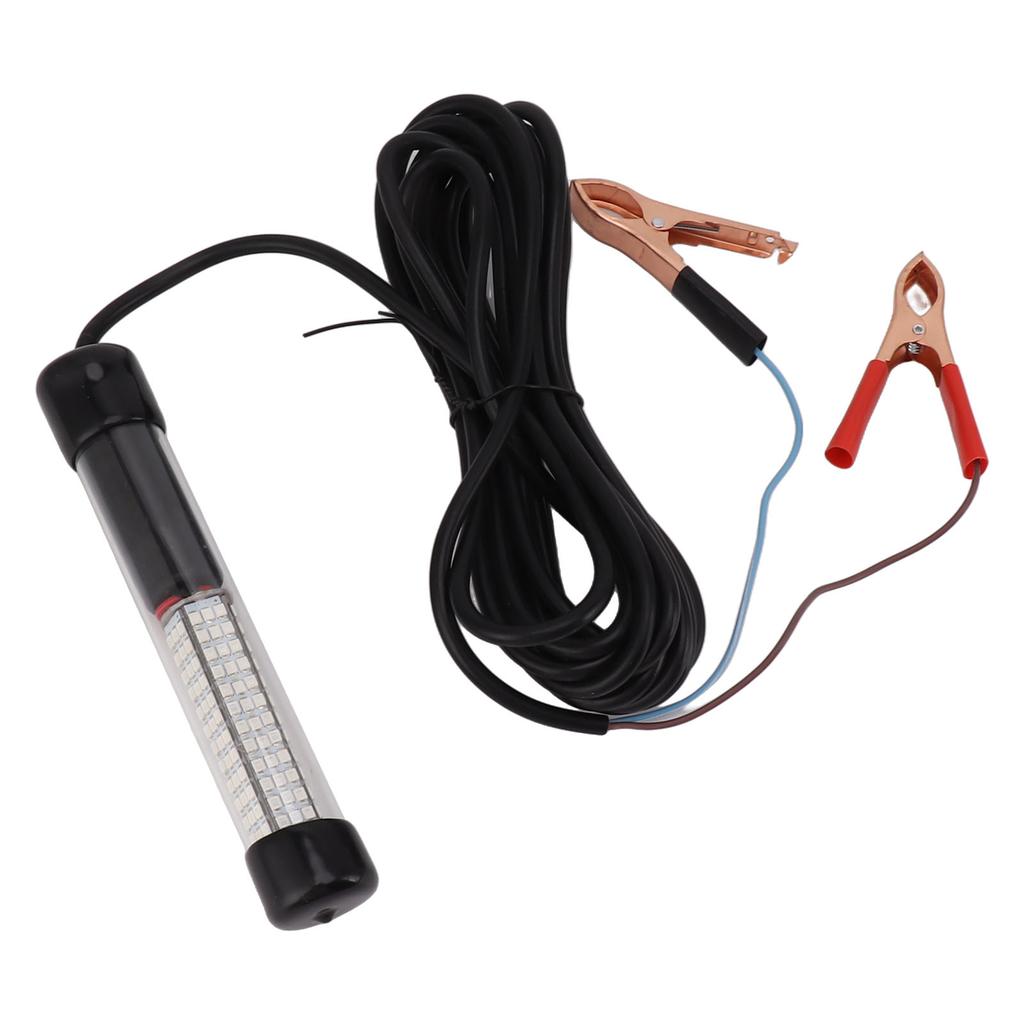 LED Submersible Fishing Light 15W Green Nighttime Ice Fishing Light with 16.4ft Cable