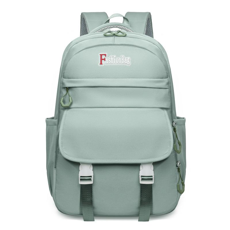 New Middle School Student Schoolbag, Men's and Women's Lightweight Spine Protection, Large-capacity Backpack, Versatile Commuter Computer Backpack