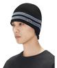 Opeunyadeu(Owai) Striped Metal Logo Beanie - Black