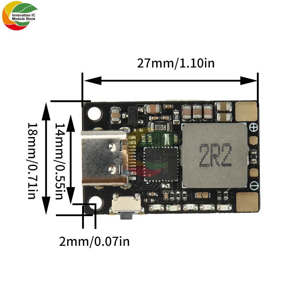 18W 3.7V Lithium Battery Fast Charging Module for Balanced Board Mobile Power Drone - Boost Charging Protection