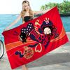 Animation Series P-Pucca Microfiber Printed Beach Towel Mountain Climbing Yoga Beach Swimming Running Absorbent Soft Towel