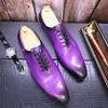 Leather shoes men's hand-polished leather men's shoes pointed business casual leather shoes men's