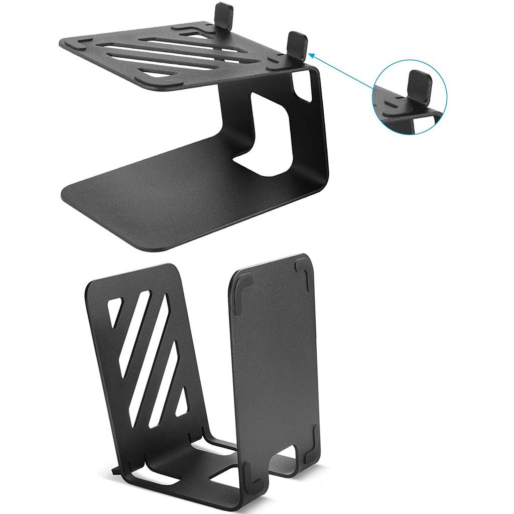 Premium-Surround-Sound-Lautsprechererhöhung für den Schreibtisch, erhöhte Lautsprecherständer, Antivibrationsfüße, Soundbox-Halterungen