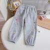 Girls Korean Casual Sweatpants for Spring Autumn Wear