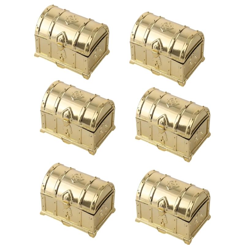 6Pcs Candy Storage Box Wedding Decoration Essential With Secure Closure System For Event Planning Ceremony Table Setting