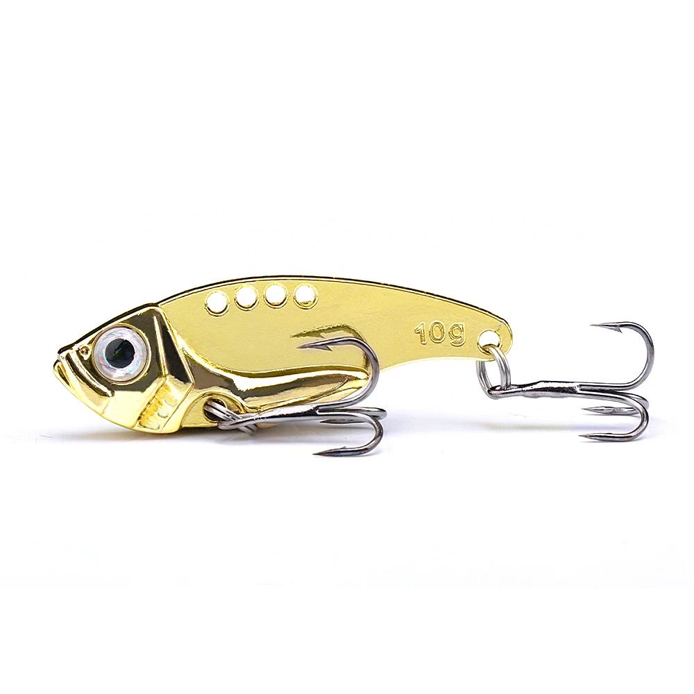 3g/7g/10g/15g Metal VIB Lure Ice Jigs For Fishing Sinking Vibration Crankbaits Vibe Wobblers For Pike Artificial Bait
