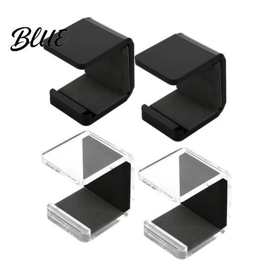 Hockey Stick Accessories 2PCS Acrylic Wall Mount Rack Space Saving Horizontal Display Case Holder Stable Rack with Protective Padding for