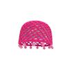 Round Beads Crochet Hollow Tassels Knitted Hat Hollow Out Ethnic Style Hat Knit Beanies  Girls