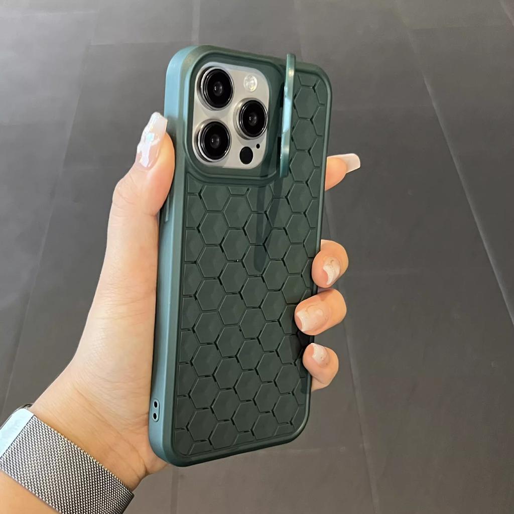 Thermische magnetische Saugkraft ist geeignet für iPhone15 Handyhülle Kreativer Wasserwürfel Apple 14Pro Objektivhalter Schutzhülle