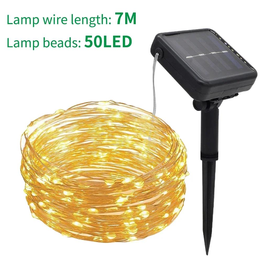 300Led Christmas Outdoor Solar Tube Rope Led Light Garden Decoration Xmas Wedding Garland Waterproof String Lights Fairy Strip