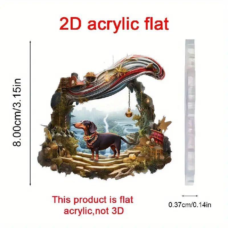 

Eyecatching Cartoon Acrylic Car Hanging Decoration For Rearview Mirror Ideal For Style Personal