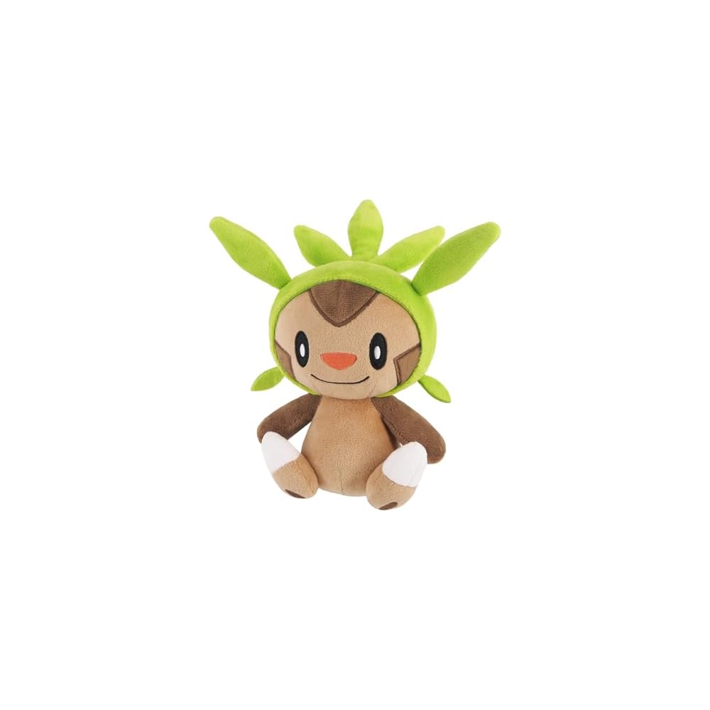 Sanei Boeki Pocket Monster All Star Collection Chespin Plush Toy 19x13.5x20.5cm