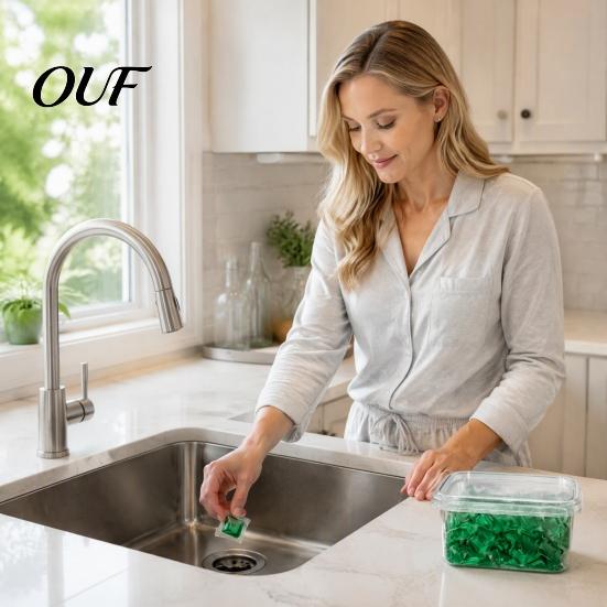 Sewer Smell Remover Drain Odor Eliminator Pods, Water-Soluble Neutralizing Capsules, Long-Lasting Deodorizer for Home Fresh Scent Sink And Bathroom