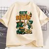 Unisex Women Fashion Gaming Meme T-Shirt Y2k Casual Tees Tops for Boys Girls Funny Six Seven 67 Brainrot Print Short Sleeve T Shirt