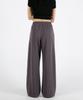 UMM Women'S Back Elastic Single-Pleat Wide Spandex Pants 2 Colors