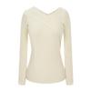 TVIEW Shoulder Cross Slim V-Neck Knit_V6A-Ckn011