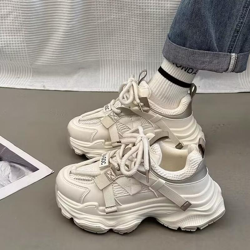 Fashion Women's Sneakers With Platform Summer Shoes Woman-shoes Tennis Female Thick Sole Casual 2025 Roses Trainers Leisure Women's Snea