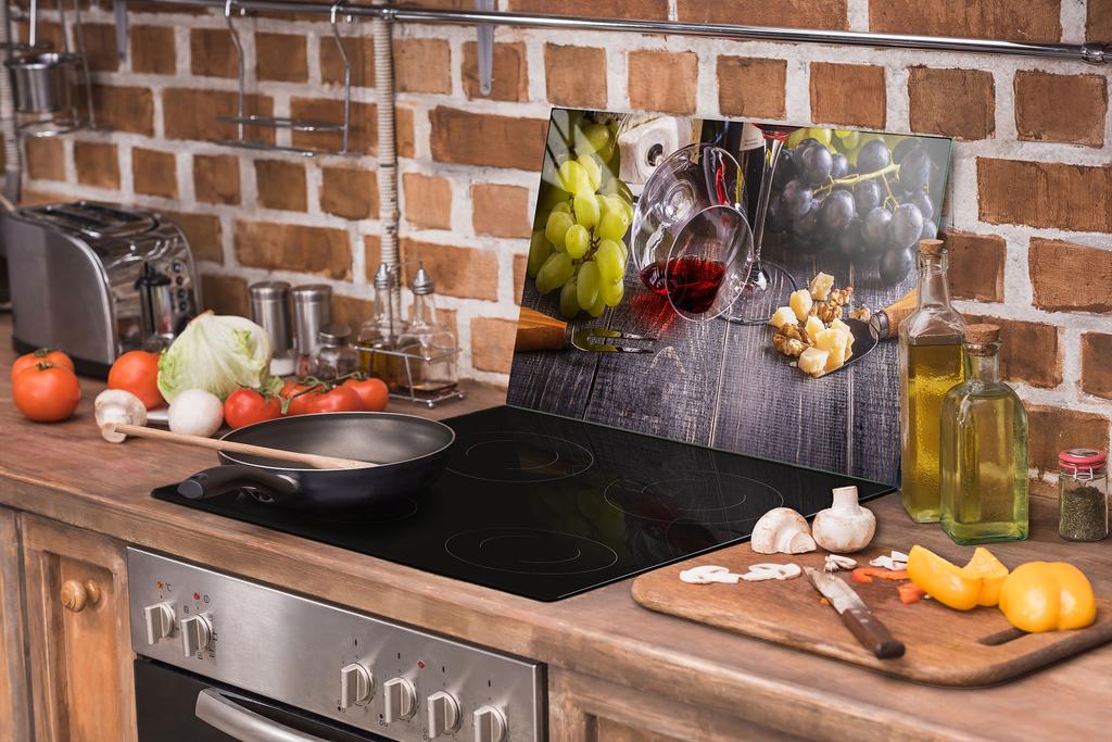 SZKLANA DESKA DO KROJENIA 52x30 WINO