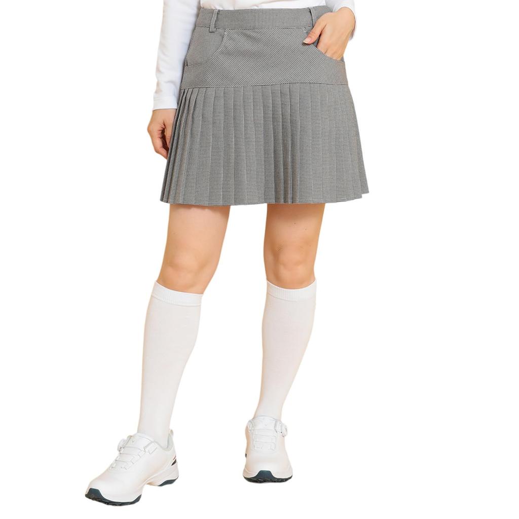 Callaway Checkered Skirt for C24228207 Women's (suitable Golf) / 1030_White