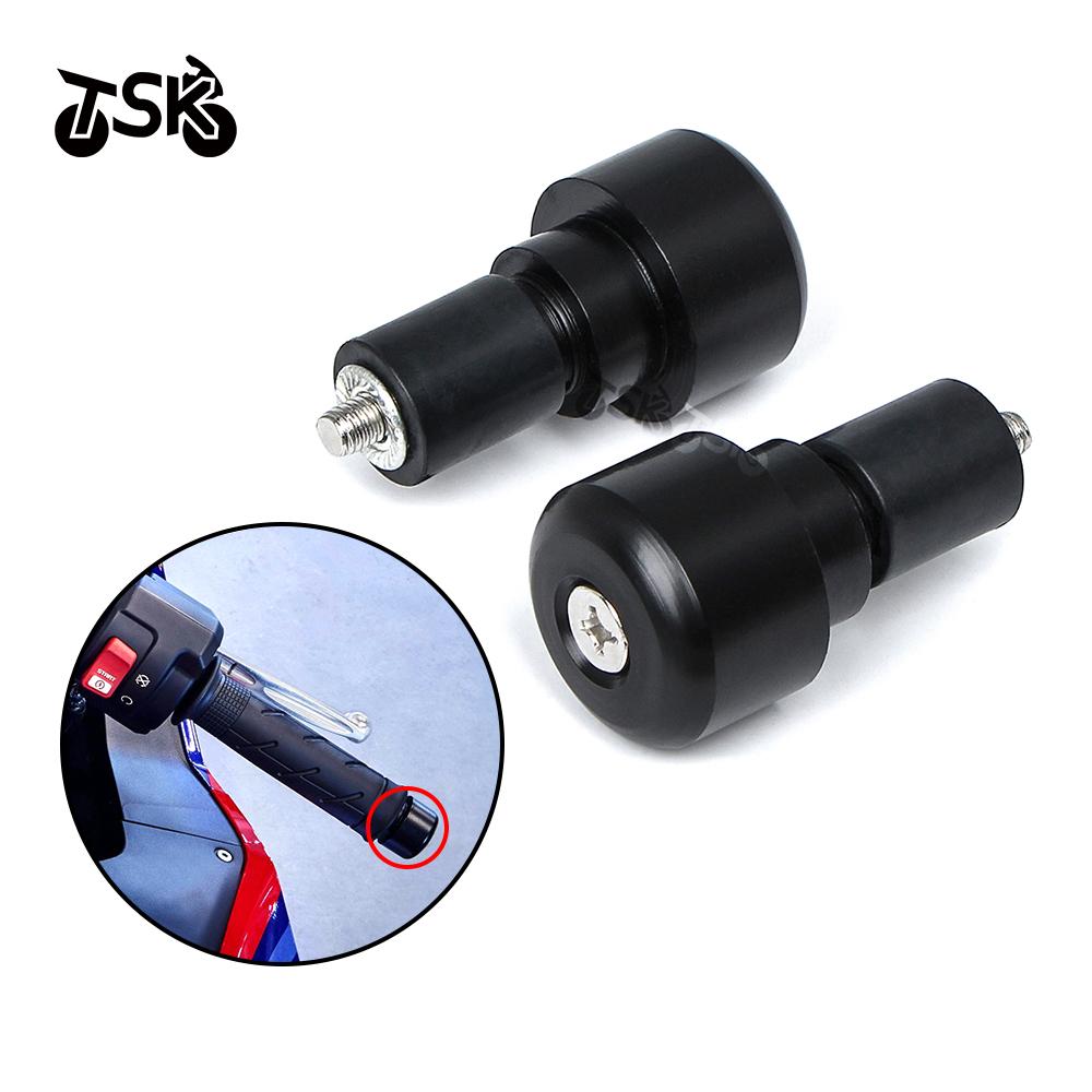 7/8" 22mm Handle Bar Ends Grips Heavy Weight Vibration Reducing Grip Plugs For Honda CB400 CBR600RR F5 Motorcycle Accessories