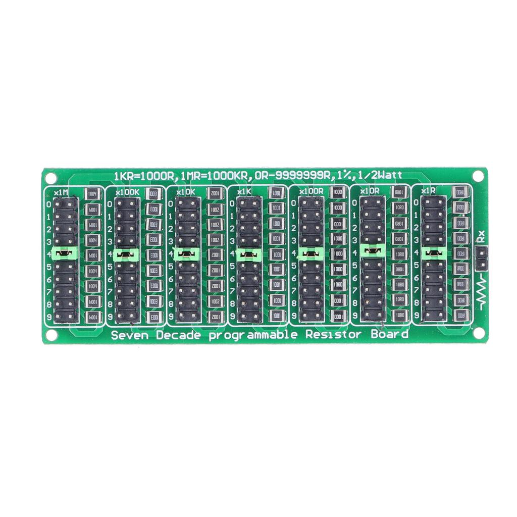 Programmable Resistor Board 1R To 9999999R 8 Section 0.1R Low Cost Accuracy Electronic Component