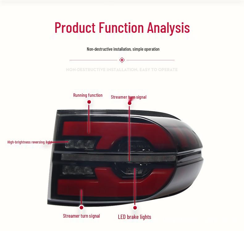07-20 FJ Cruiser LED Taillight Assembly with Daytime Running, Brake, and Sequential Turn Signal Lights