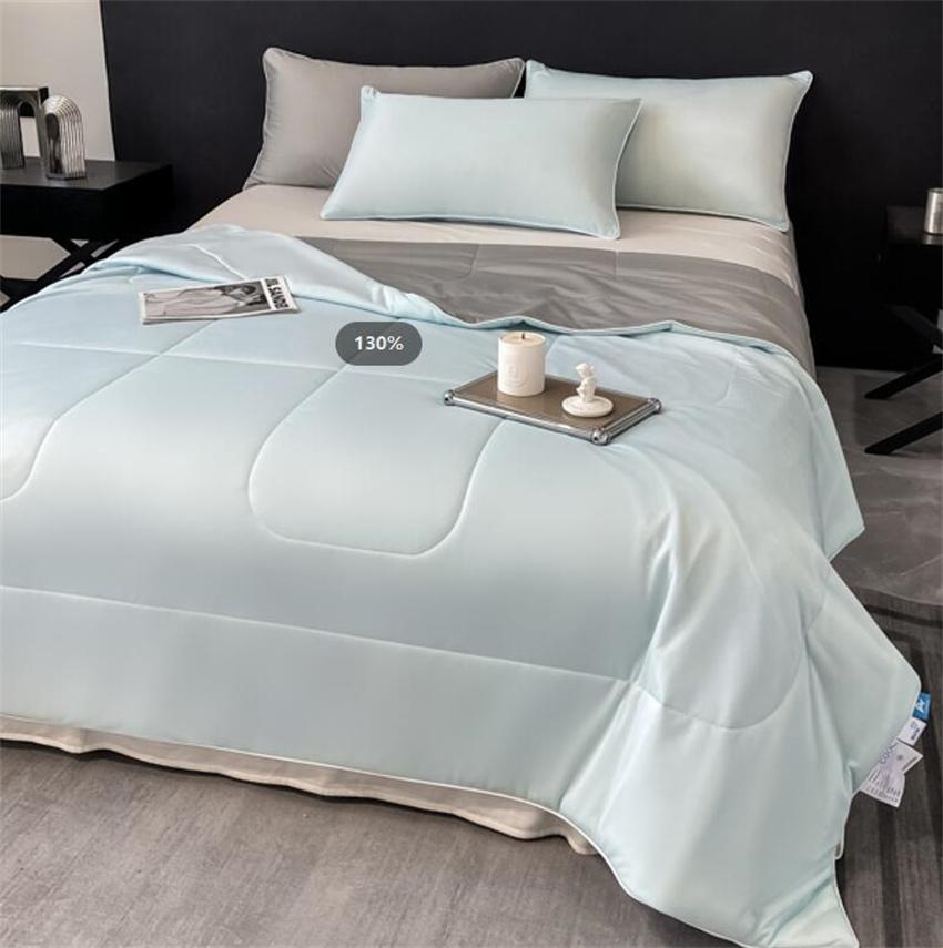 High Quality Cooling Comforter, Lightweight Smooth Air Condition Blanket Summer Quilt, Fluffy Soft Cold Touch Fabric Blanket