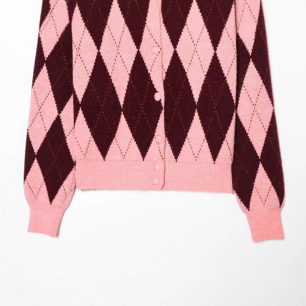 European and American style, new women's clothing, fashionable, versatile, cross-border temperament single-breasted knitted jacket