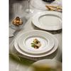 French Relief Steak Dinner Plate Deluxe Sense Light Luxury Household Ceramic Pasta Plate Plate Kitchen Cutlery