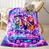 1pc K-Pop Coloring Book Blanket Comfortable Soft Lightweight Multi Seasonal Blanket for Travel Camping Picnics Sofa Office Bedroom Gift Friends