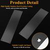 2 Pcs Push Door Plate 16X4 Stainless Steel Door Push Plate Door Kick Plate Black,Brushed Doorplate Door Proection Metal Plate