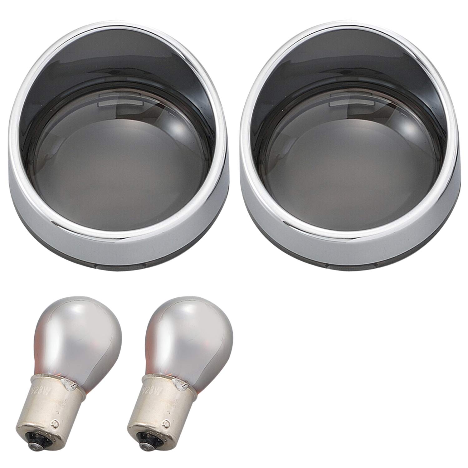 

Daytona Bezel Type Turn Signal Lens Kit Smoke Lens 72781