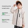 ROMON Boys' Hooded Windproof Softshell Jacket