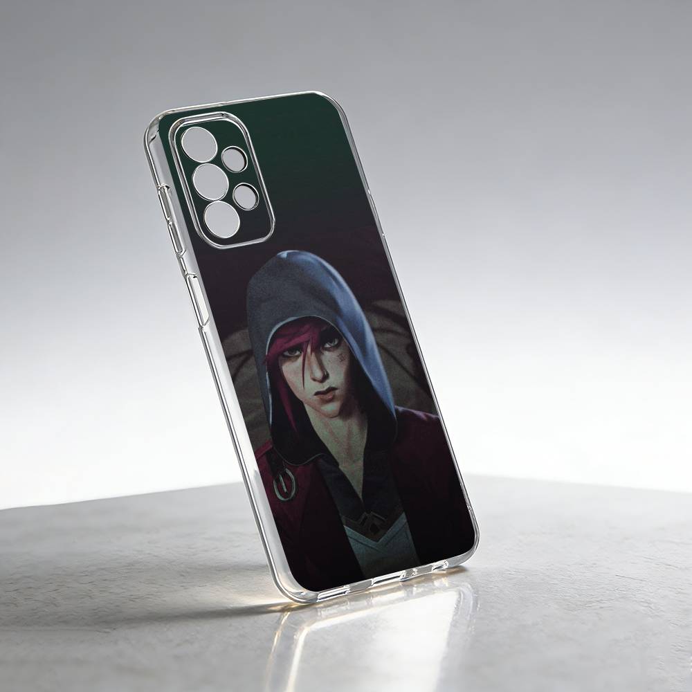 A-Arcane hot game Vi-i Phone Case Transparent Silicone Soft For Samsung S25,S24,S21,S22,S23,S30,Ultra,S20,Plus,Fe