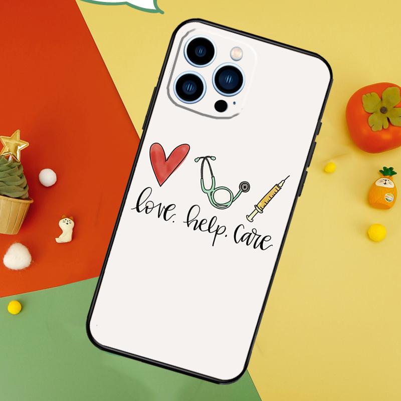 Nurse Medical Medicine Health Case For iPhone 15 16 11 13 12 14 Pro Max Mini X XR XS 7 8 Plus Back Cover Shell