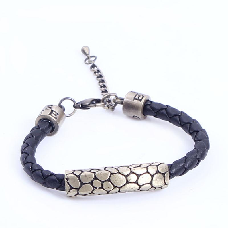 

JMXD Винтажный кожаный браслет из змеиной кожи Ручной работы Плетеный Эластичный Череп Символ бесконечности Наручный браслет Унисекс Панк Подарок Модный аксессуар