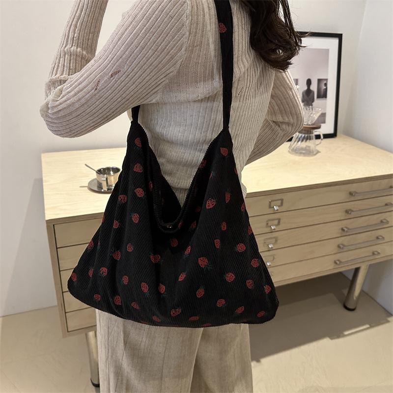 New Girl Bag New Trendy Versatile Underarm Bag Small Fresh and Cute College Student Class Tote Bag