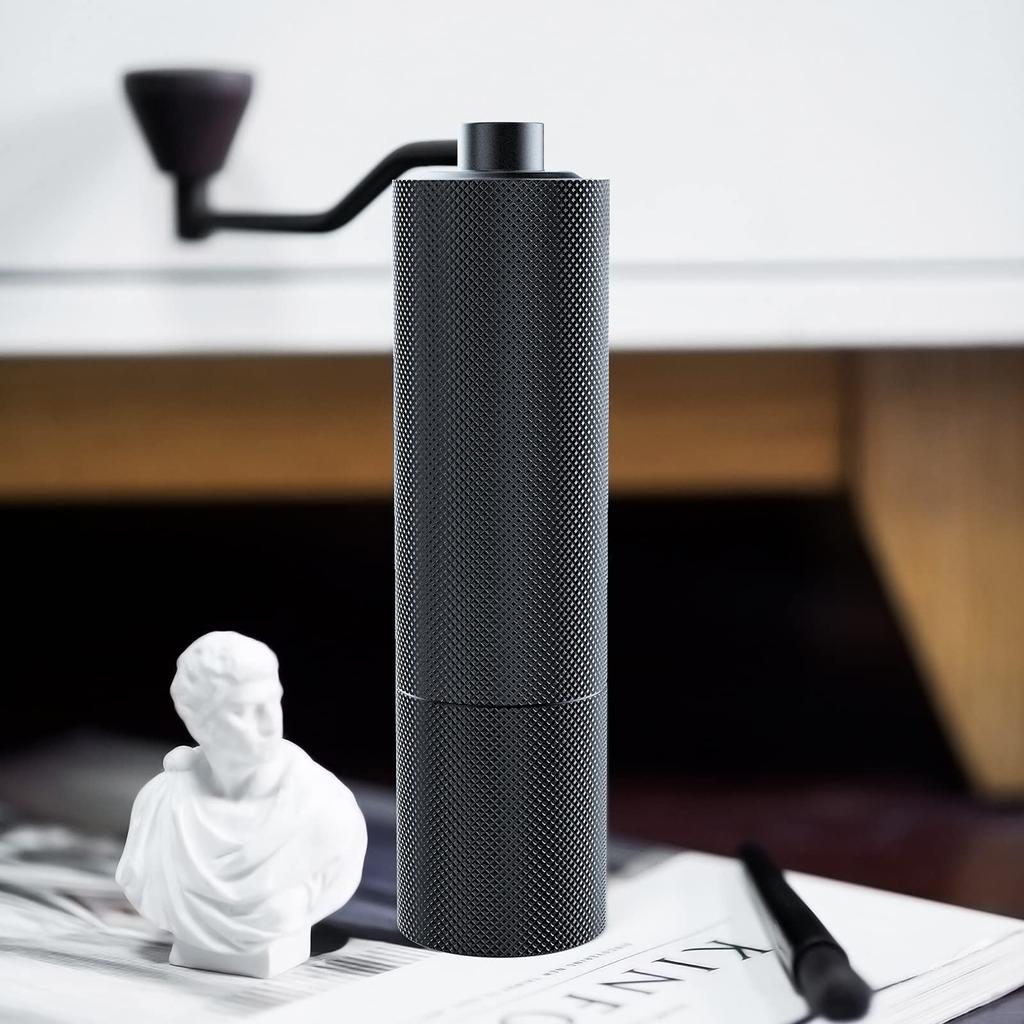 TIMEMORE Káva Timemore Slim Nastavitelný Práce Rychlý Ultra Jemný Rovnoměrný Nerezový Káva Venkovní Mlýnek, Manuální, Plus, Hrubost, Úspora, Mletí,