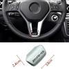 Car Emblem Steering Wheel Sticker Decoration Accessories For Mercedes Benz AMG Brabus Maybach W204 GLC CLA W205 W203 W206 W108 UYE6