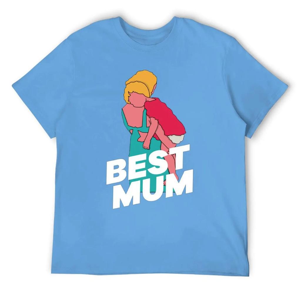 Mother's Day Happy Mother's Day Men's Classic Crewneck T-shirt Sport Top Tee Top Quality Humor Graphic Fitness USA Size